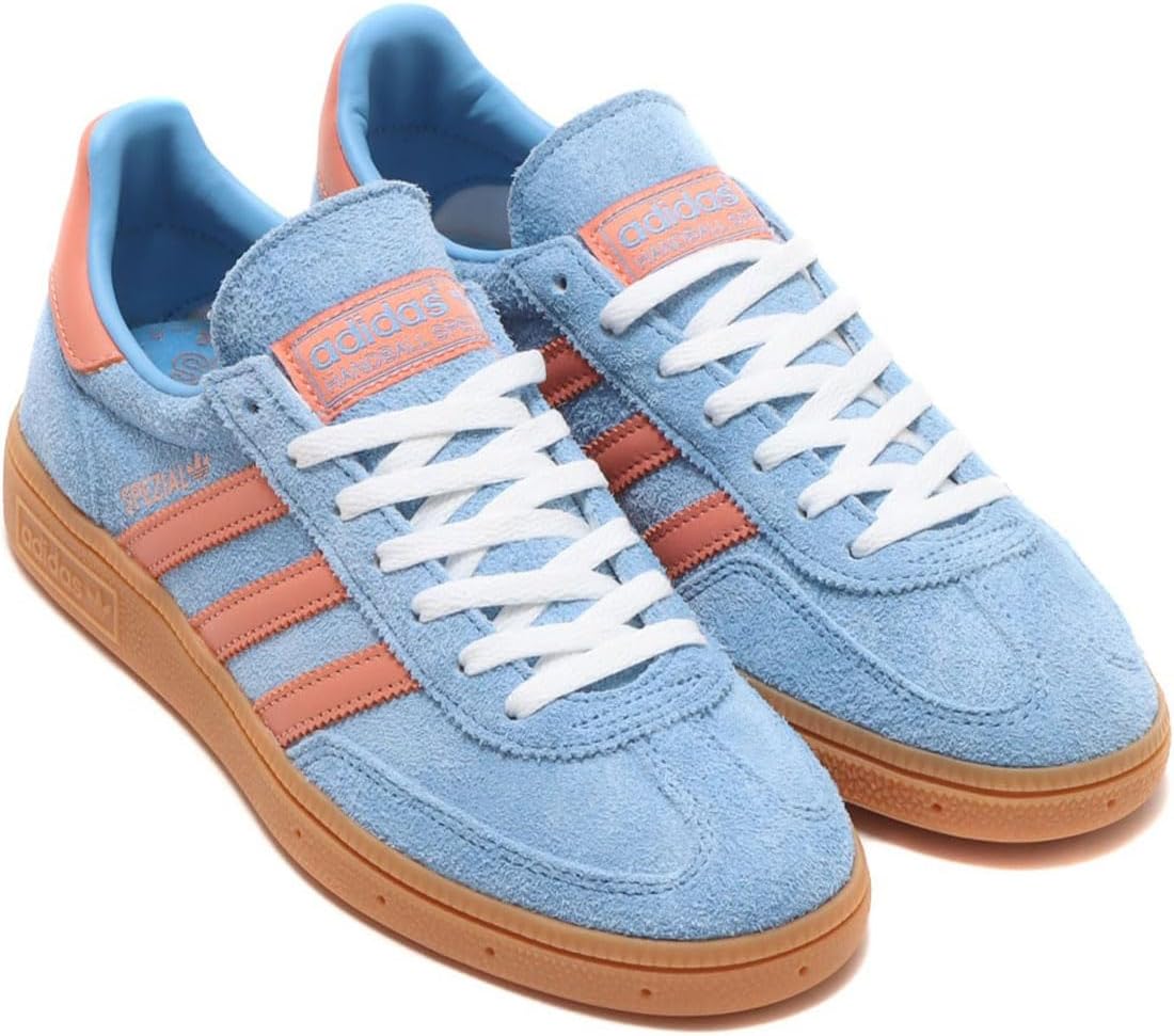 [アディダス] ハンドボール スペツィアル [W HANDBALL SPEZIAL] ライトブルー/ワンダークレイ/フットウェアホワイト IF6564 国内正規品