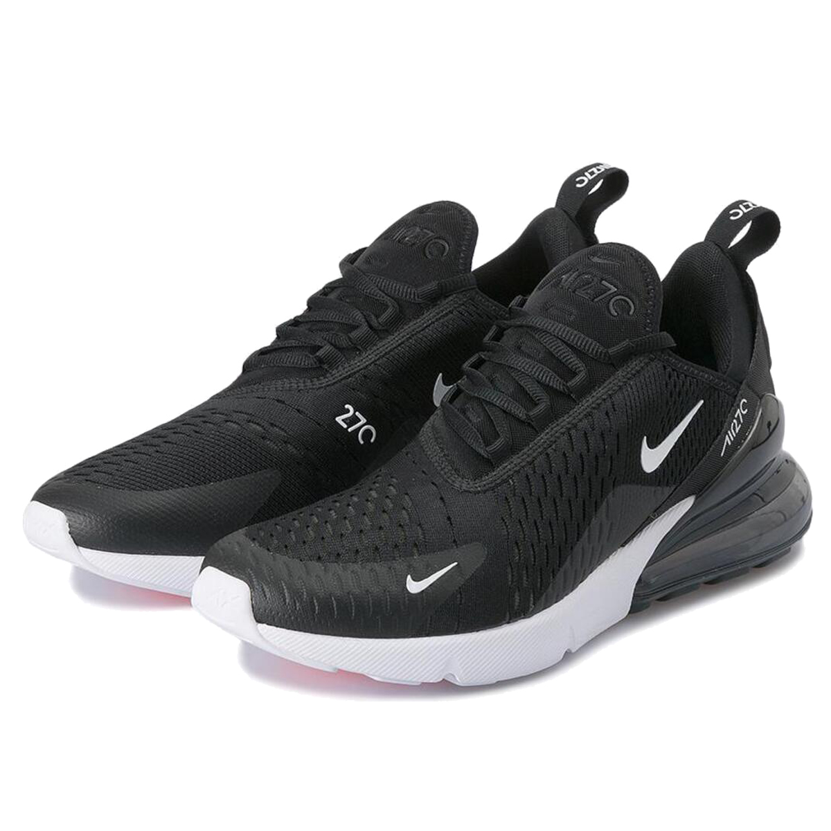 [ナイキ] エア マックス 270 [AIR MAX 270] ブラック/ホワイト/ソーラーレッド/アンスラサイト AH8050