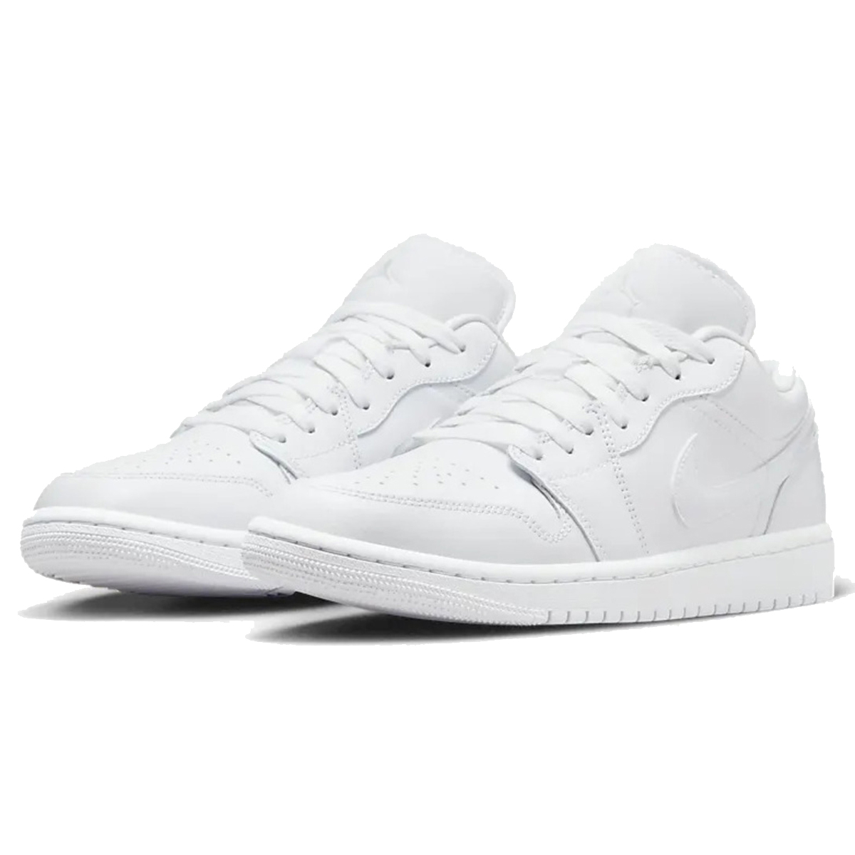 [ナイキ] エア ジョーダン 1 LOW [W AIR JORDAN 1 LOW] ホワイト/ホワイト/ホワイト DV0990-111 正規品